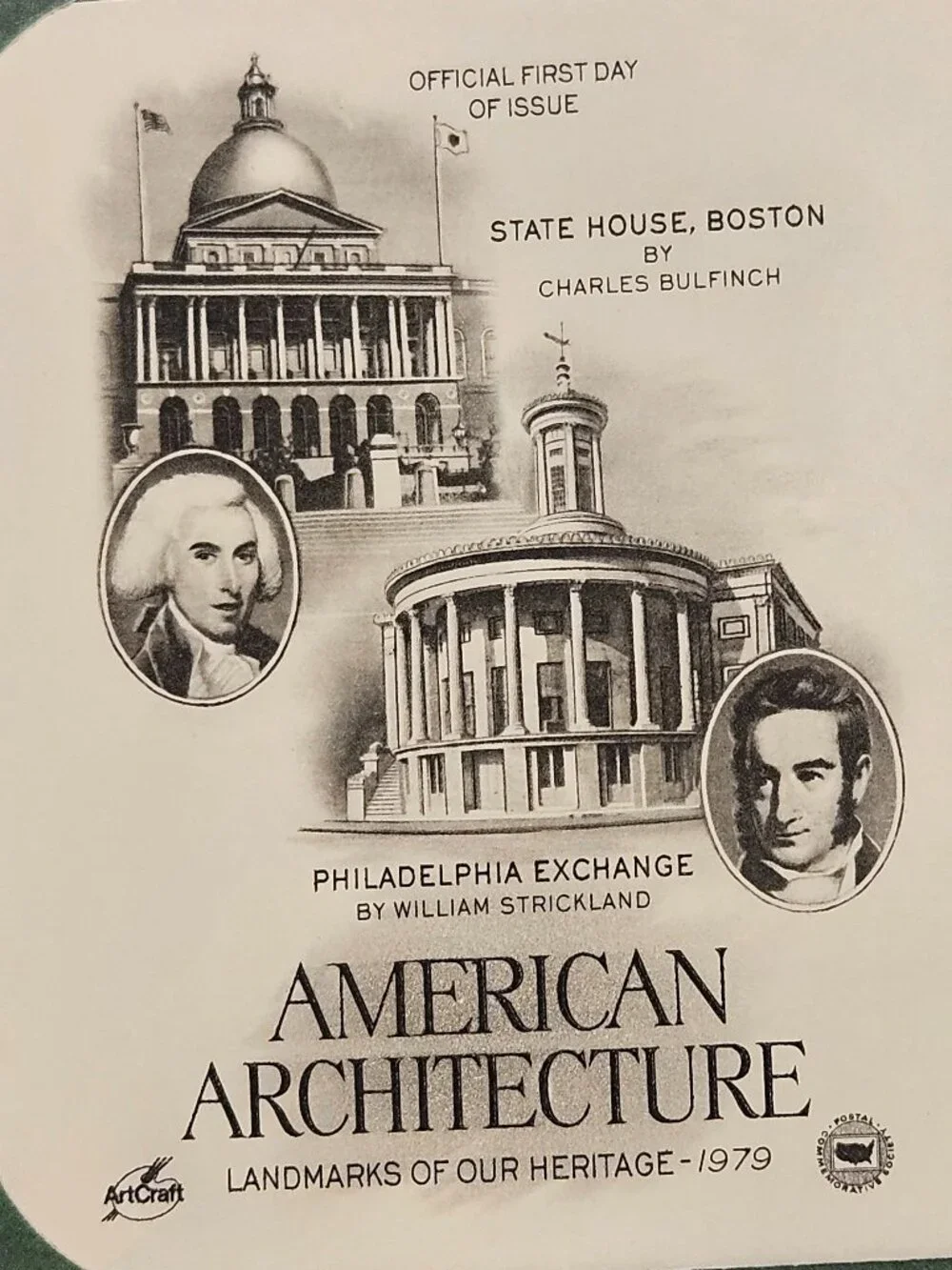 RARE COLLECTIBLE USPS 1ST DAY ISSUE COVER AMERICAN ARCHITECTURE STAMP ENVELOPE